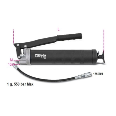 Bơm mỡ cầm tay bằng khí nén 500cc Model 1750 500