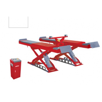 Cầu nâng cắt kéo kiểm tra góc đặt bánh xe 5.5 tấn, lắp chìm (3 pha ,bao gồm đĩa lái, kích phụ 3 tấn) hãng Koisu
