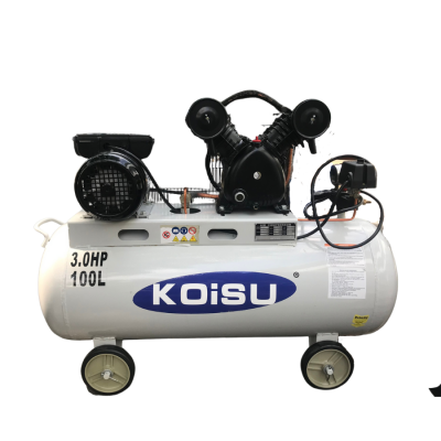 Máy nén khí 3HP, sử dụng điện 1 pha, bình tích 100 lít Model: V-3/100/1 Hãng Koisu