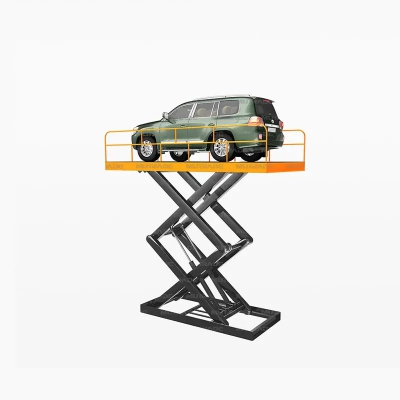 Cầu nâng vận thăng cắt kéo 3.5 tấn, sàn 5300 x 2900mm, chiều cao nâng 4000mm Thương hiệu: MUTRADE nhập khẩu